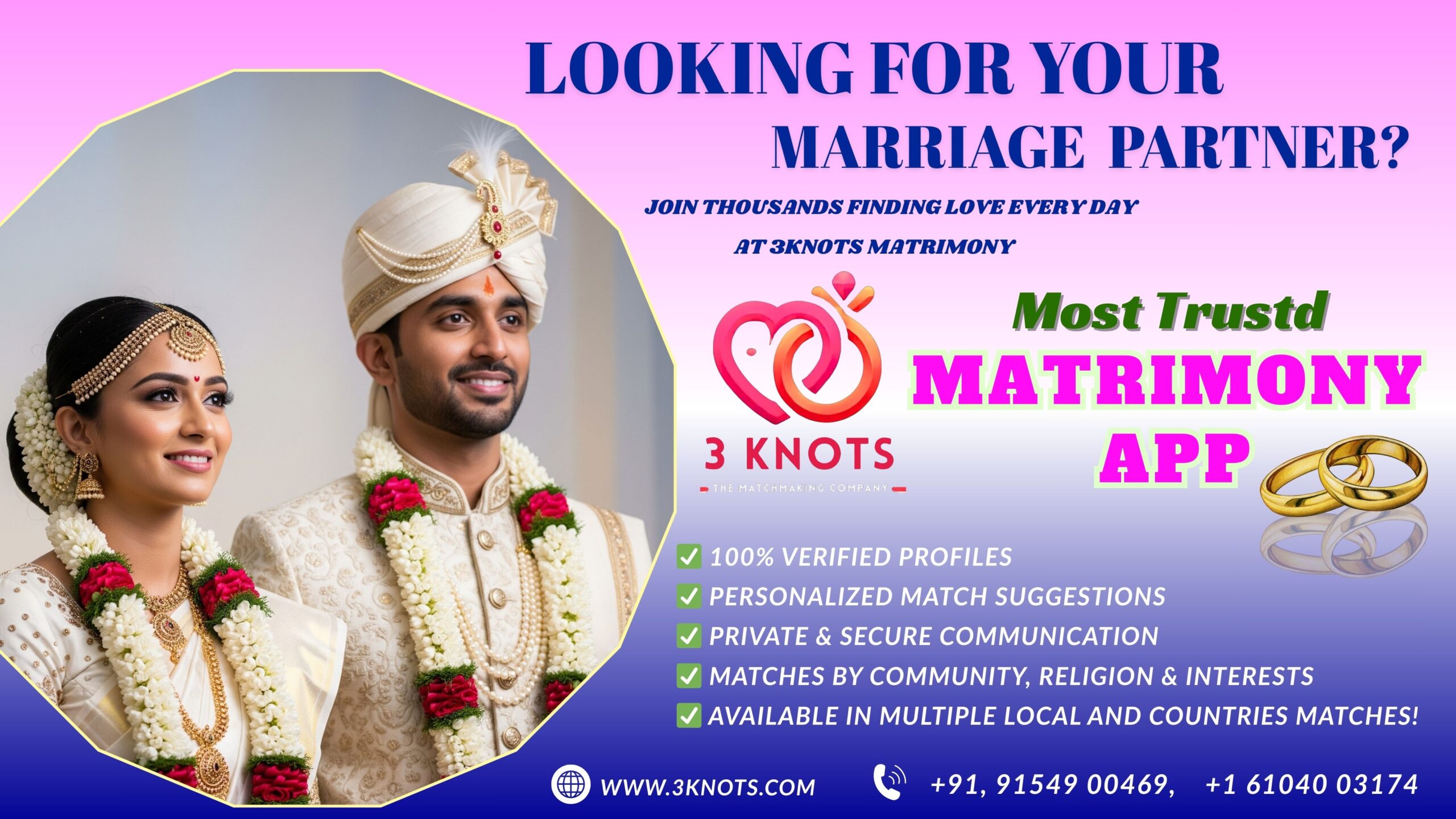 Start Your Marriage Journey with a Secure Matrimony Ap