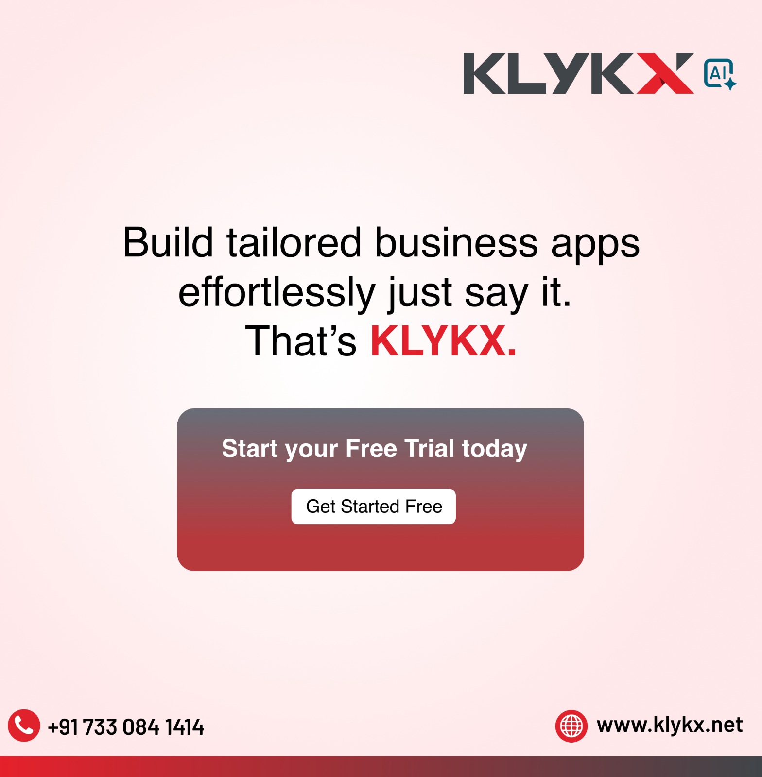 KLYKX – Build Custom Enterprise Apps for Your Business
