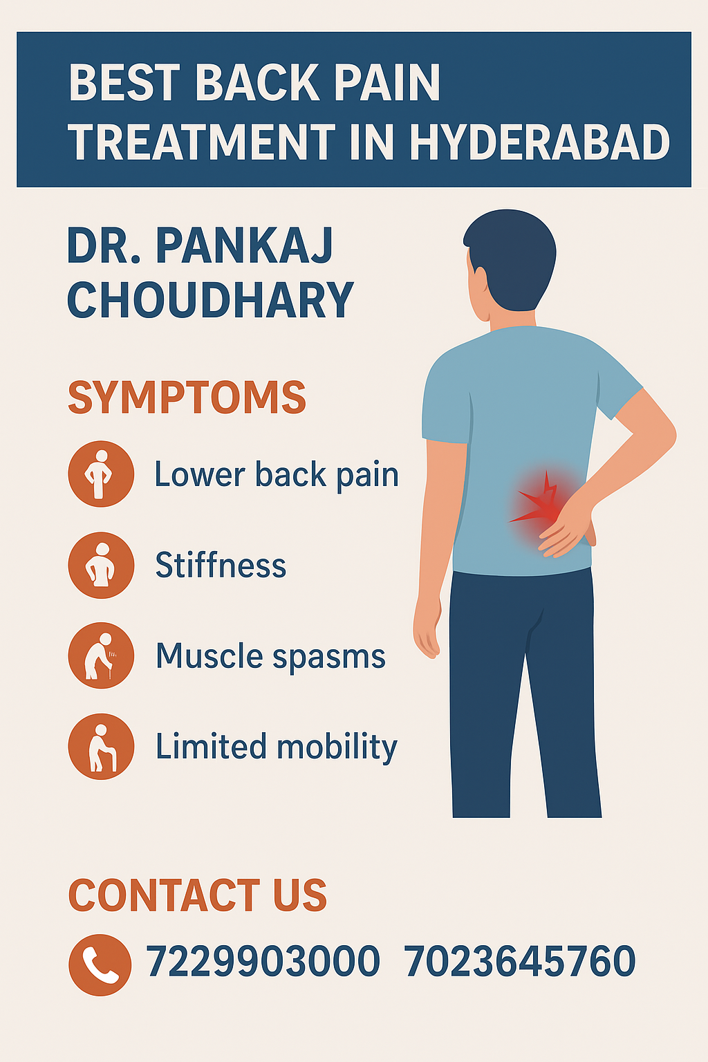 Best doctor for back pain in Hyderabad | Dr. Pankaj Ch