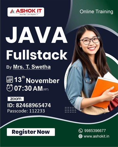 Full Stack Java Online Training – Ashok IT