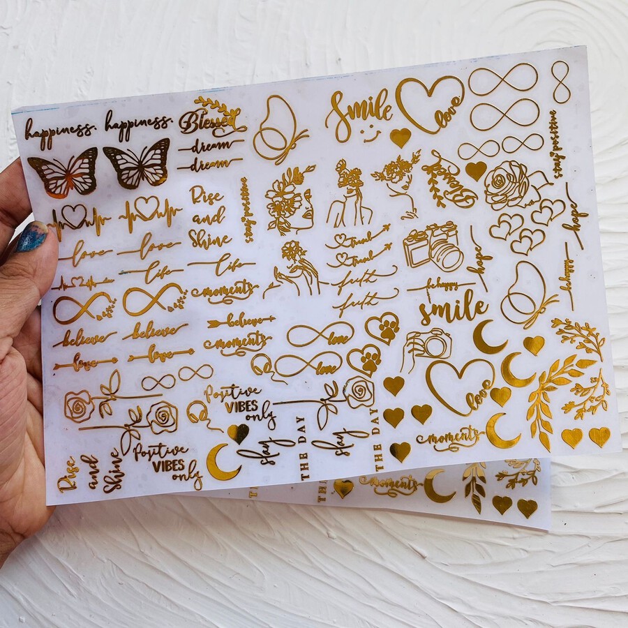 Sharma Labels India | UV DTF EP Metal Stickers