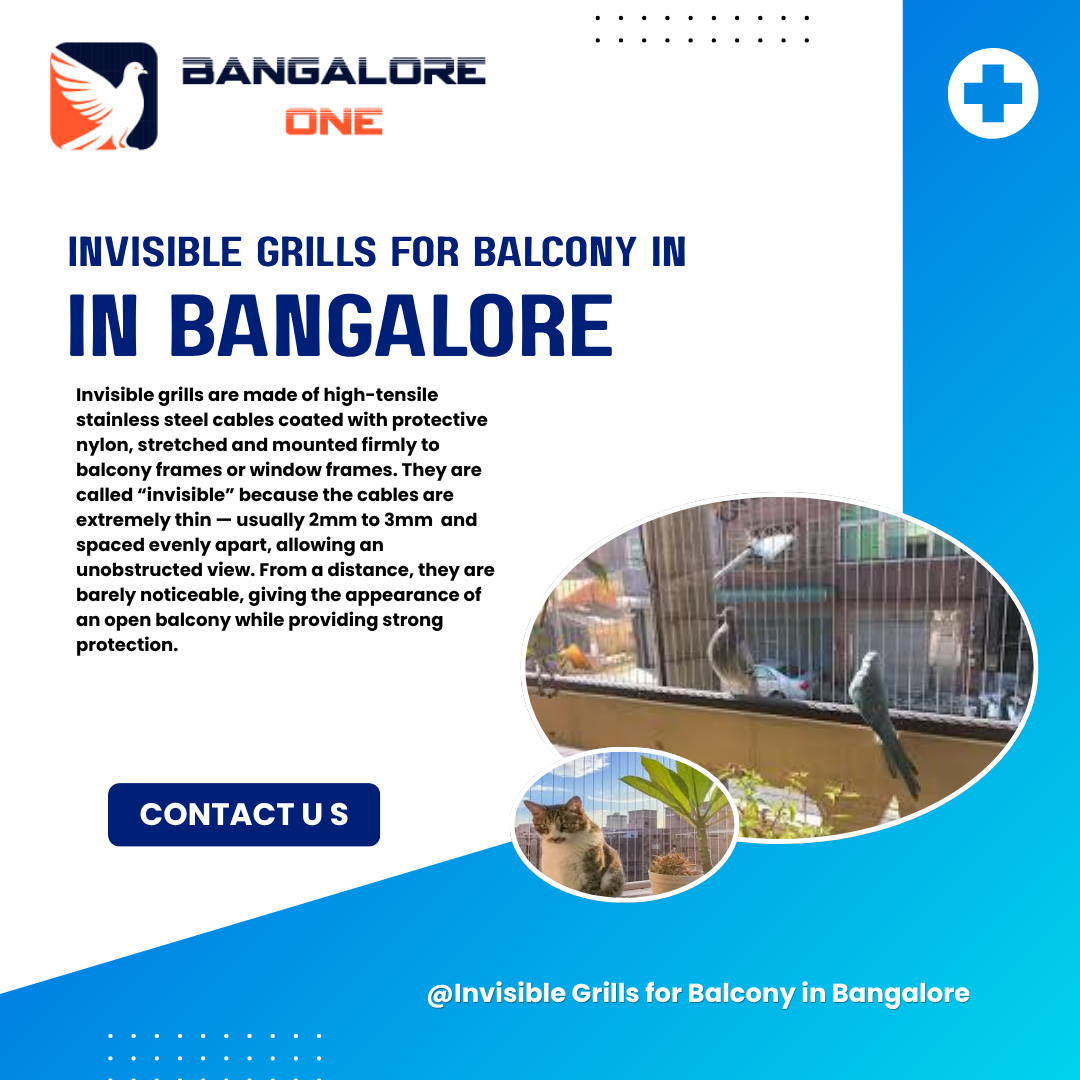Invisible Grills for Balcony in Bangalore