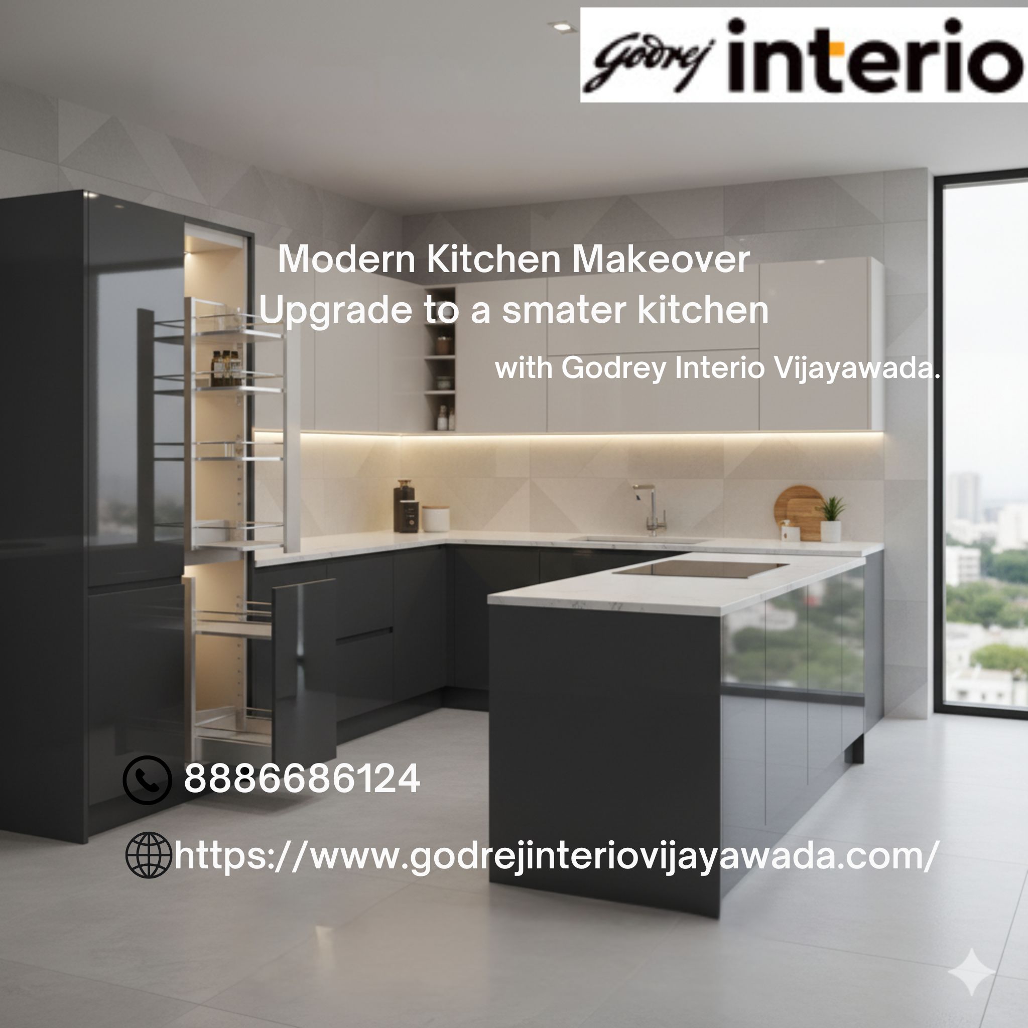 Your Dream Kitchen! Get Godrej Interio Modular Kitchen