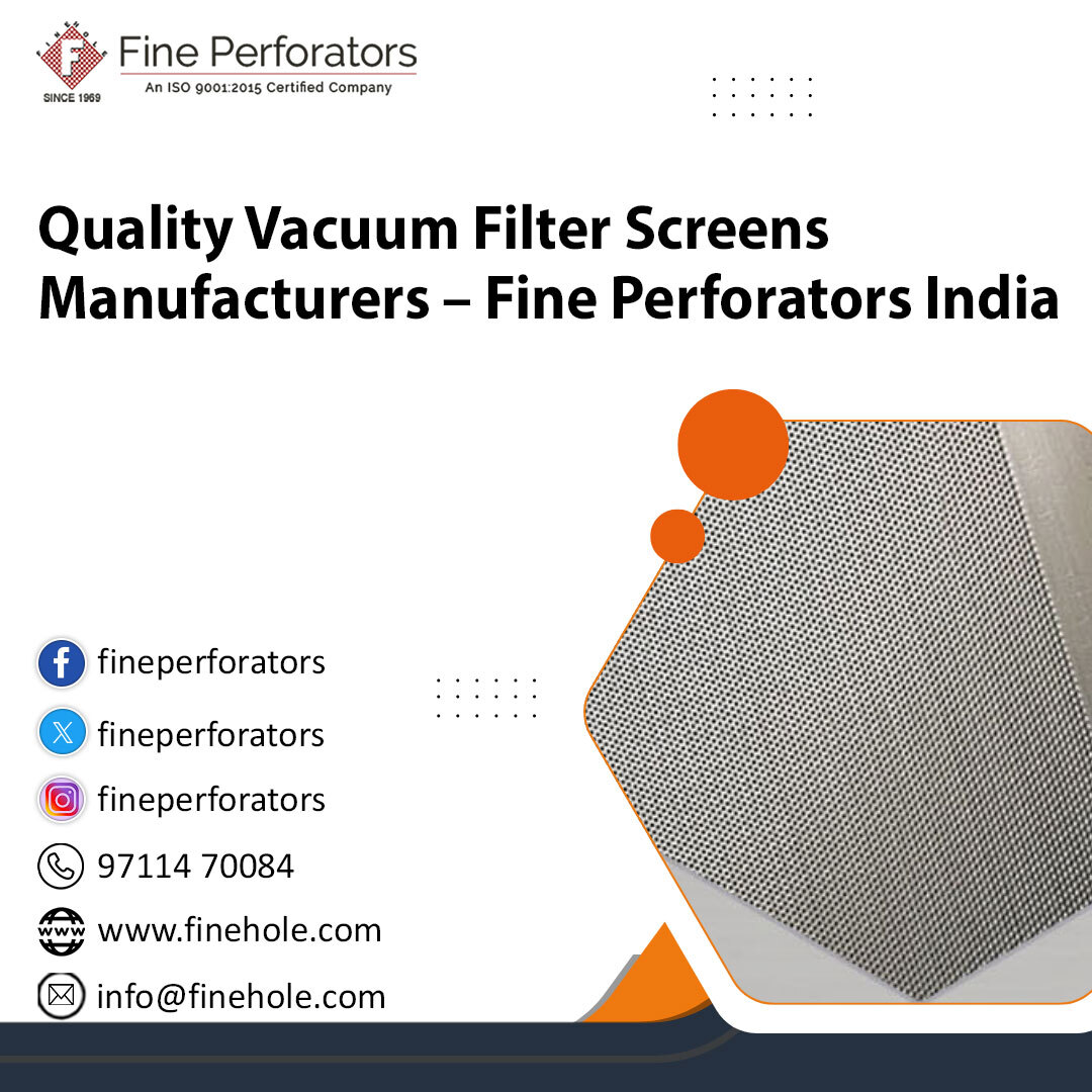 Quality Vacuum Filter Screens Manufacturers