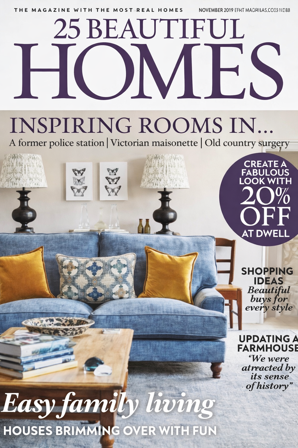 25 Beautiful Homes Magazine Subscription –15% Discount