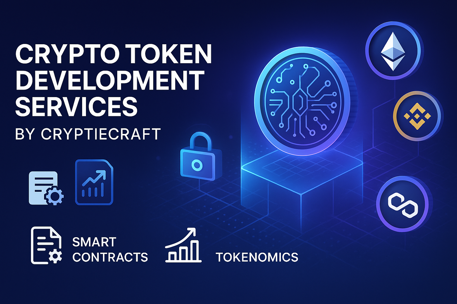 Create Crypto Tokens for the Project with Cryptiecraft