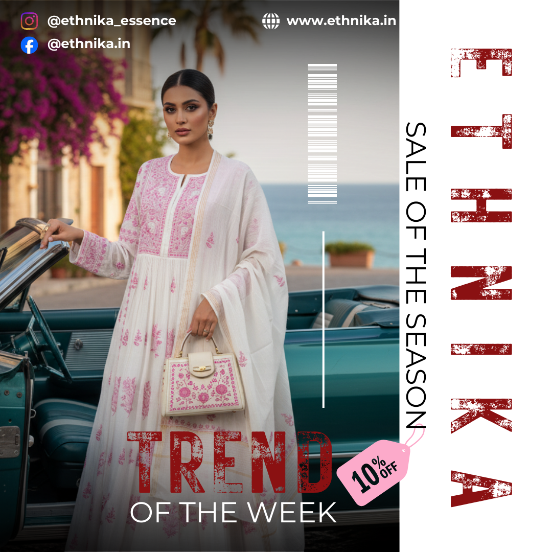 The Chikankari Saree That Blends Tradition with Now