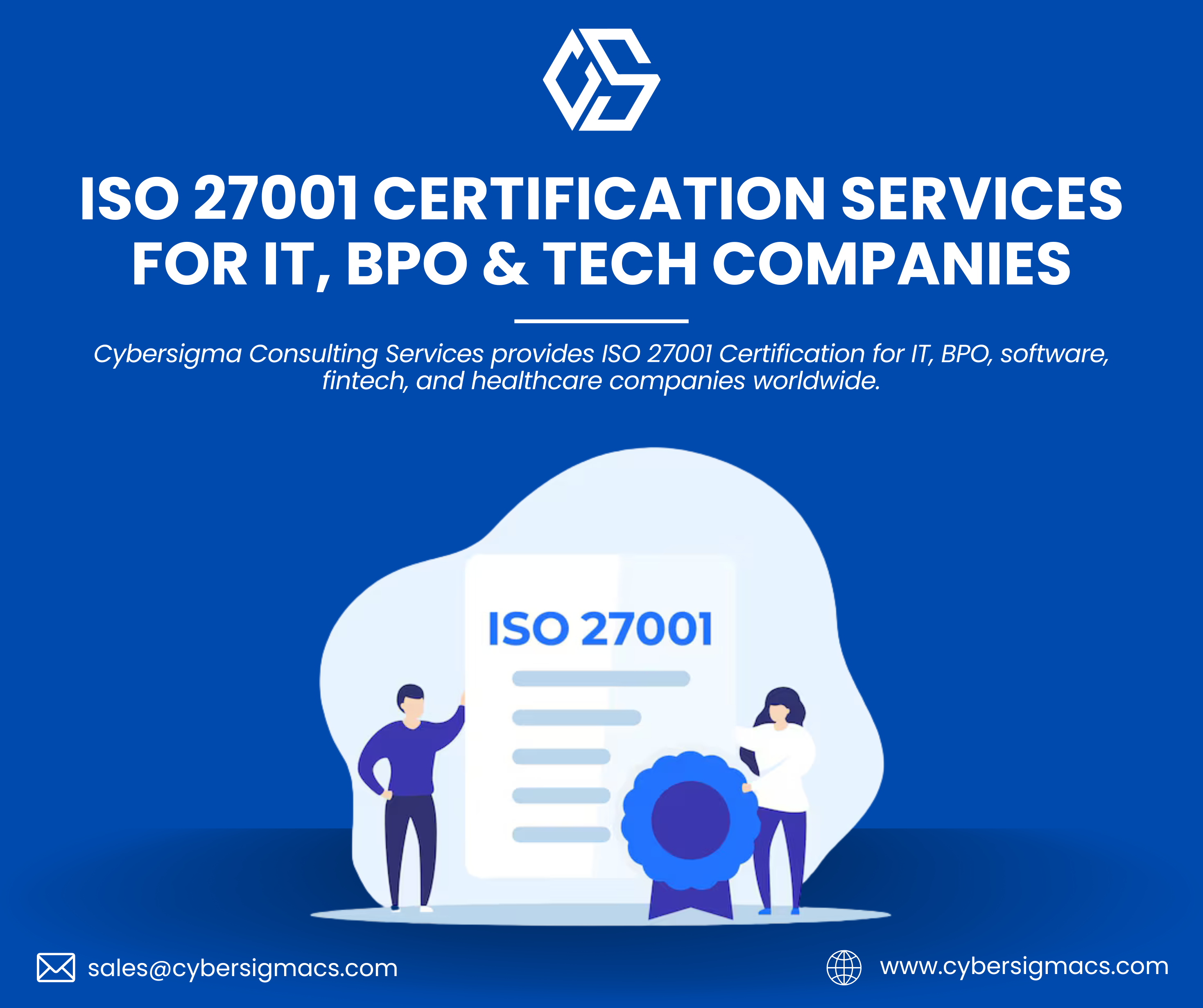 ISO 27001 Certification Services for IT, BPO & Tech