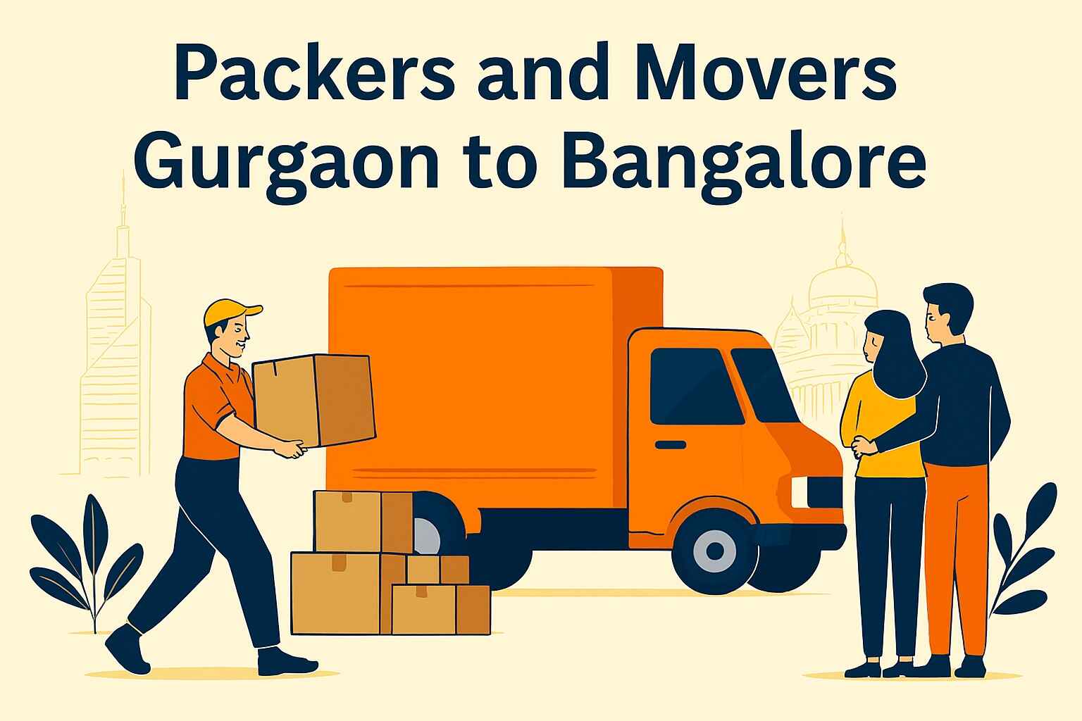 Affordable Packers and Movers Gurgaon to Bangalore – B