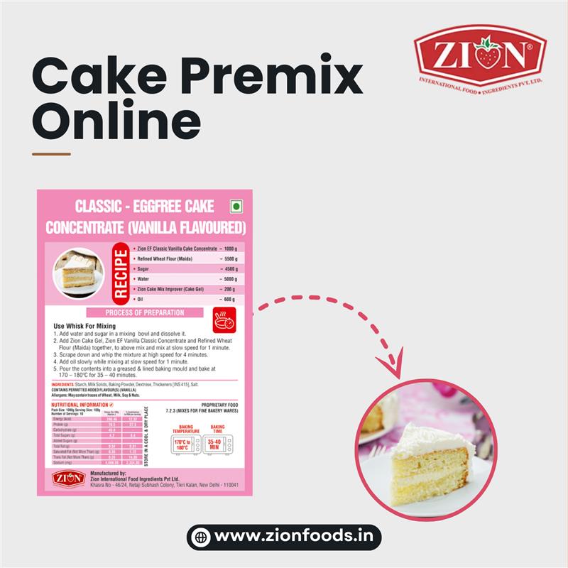Buy Fresh & Premium Cake Premix Online – Fast Delivery