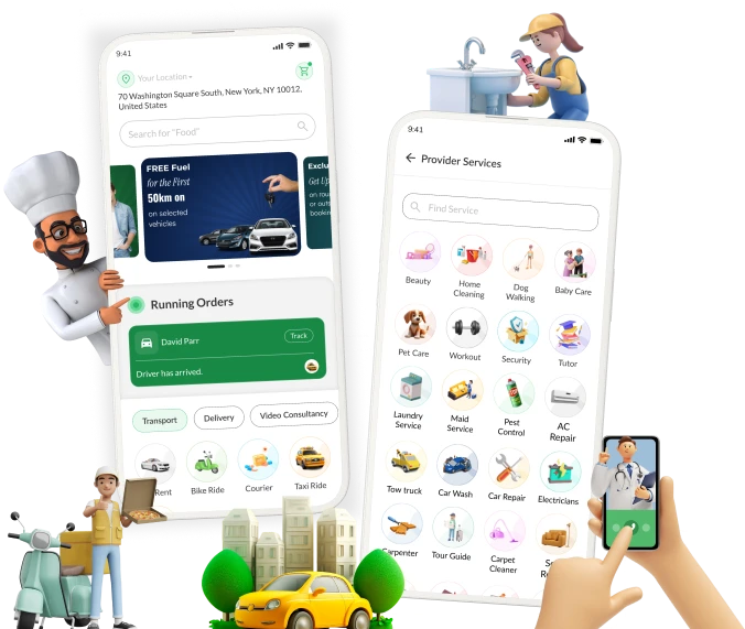 FOX-JEK – All-in-One Gojek Clone App for Multi-Service