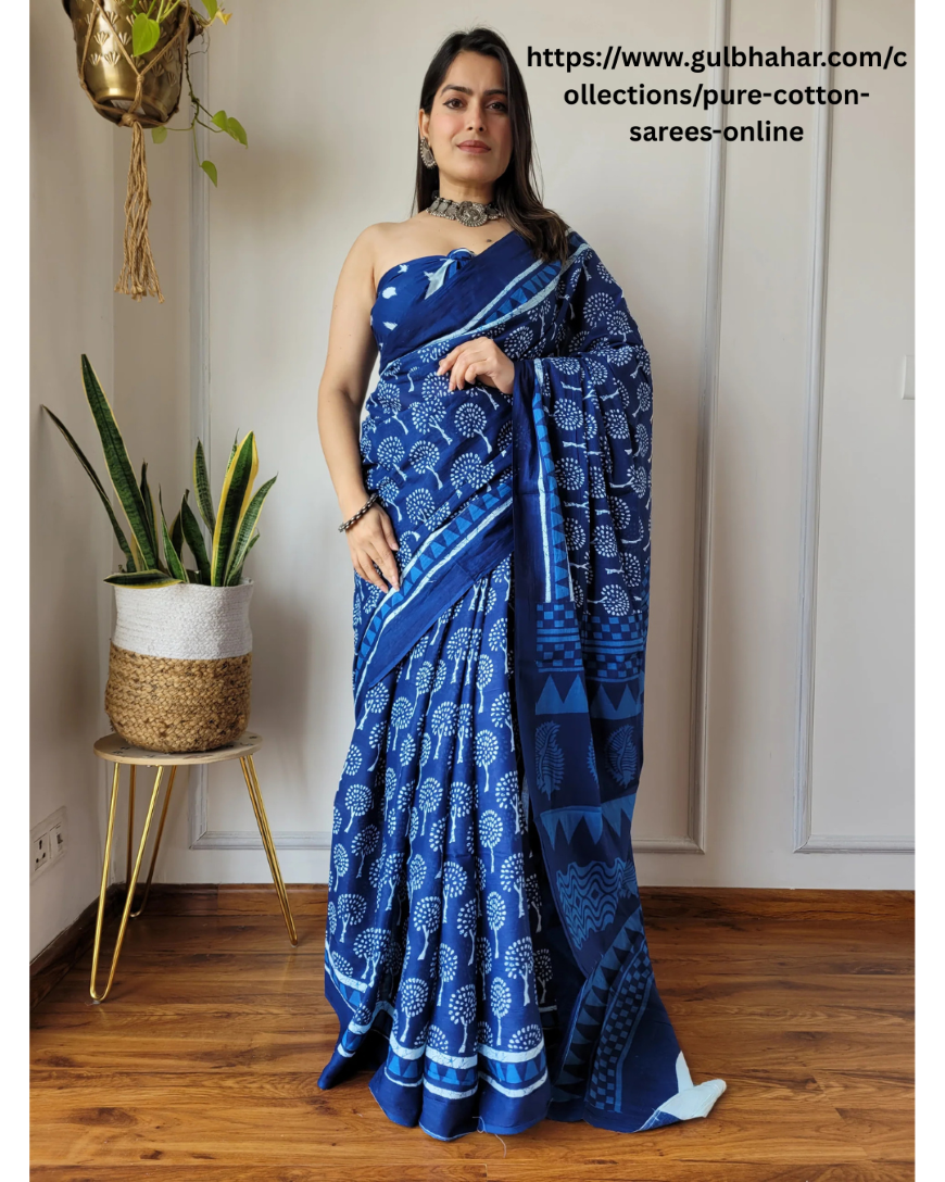 Premium Pure Cotton Sarees Crafted For Everyday Comfor