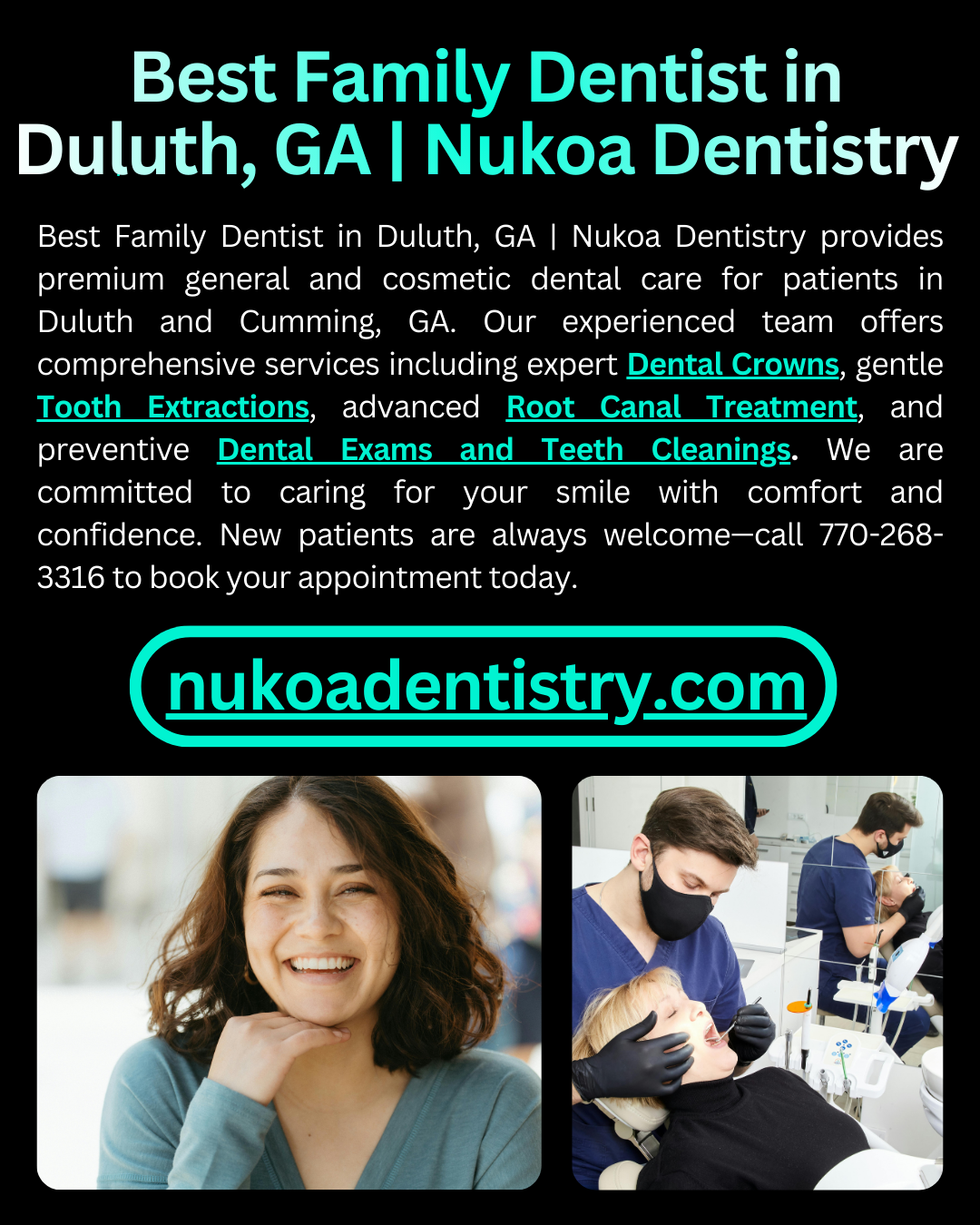Best Family Dentist in Duluth, GA | Nukoa Dentistry