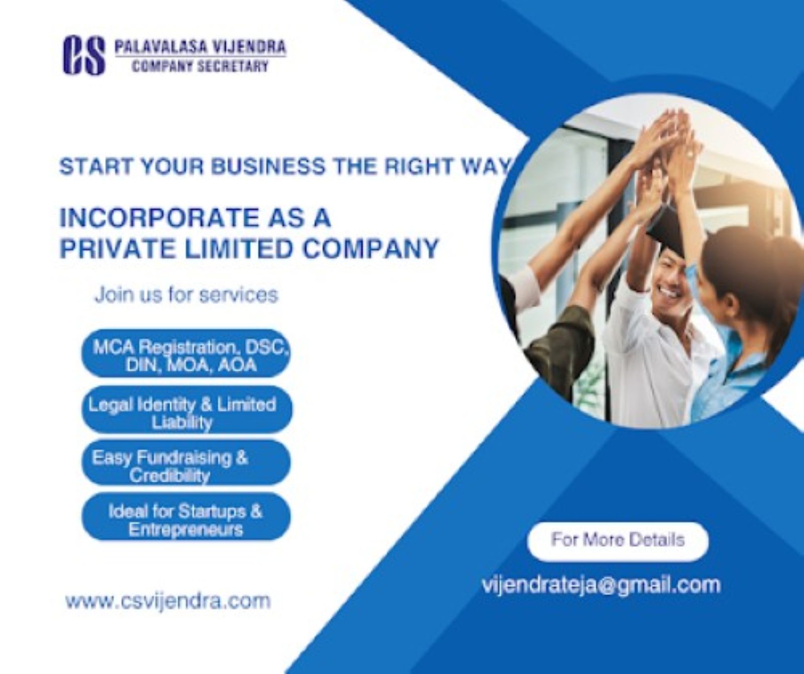 Expert Company Incorporation Services in Hyderabad