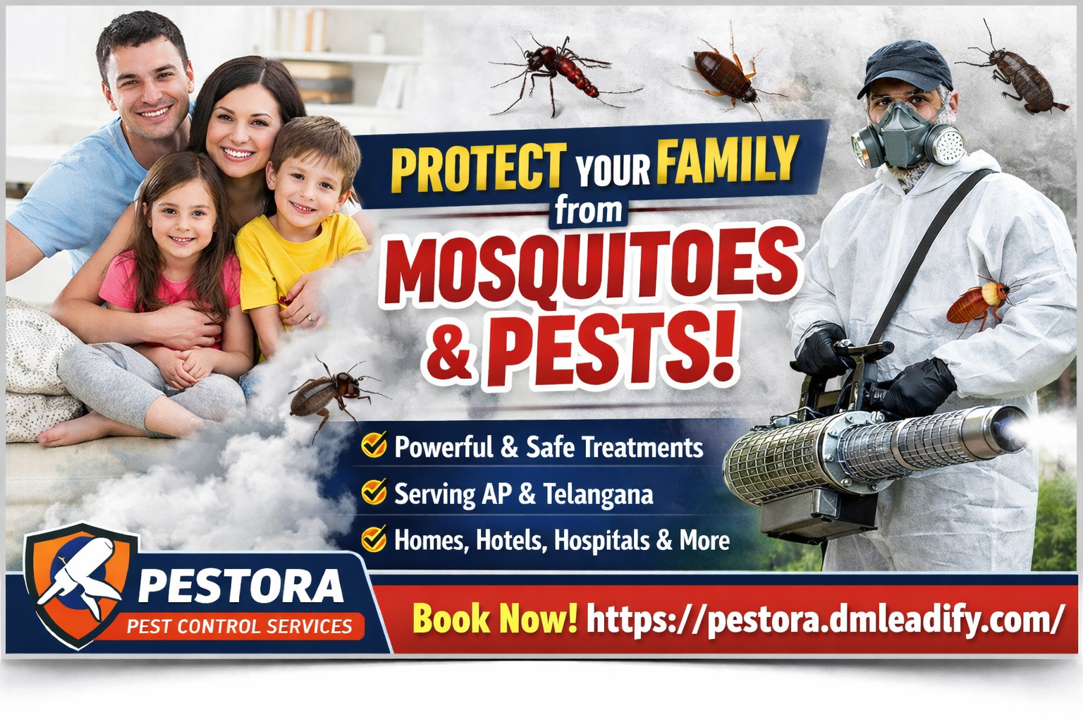estora DM Leadify – Professional Pest Control Services