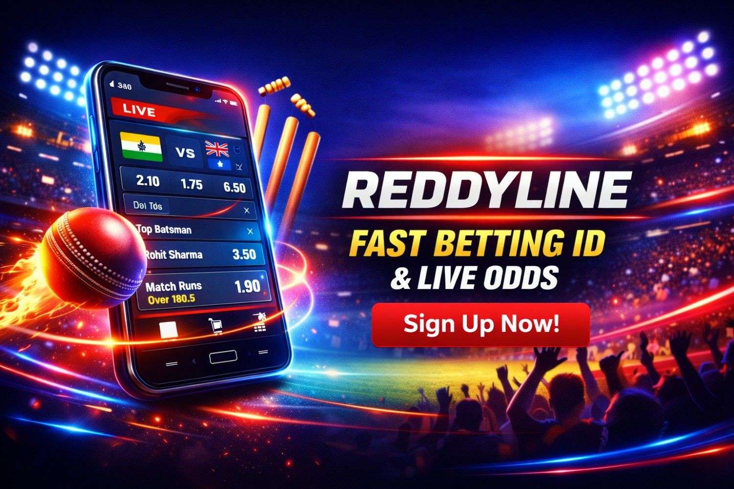 Reddyline – India’s Trusted Online Cricket & Sports ID