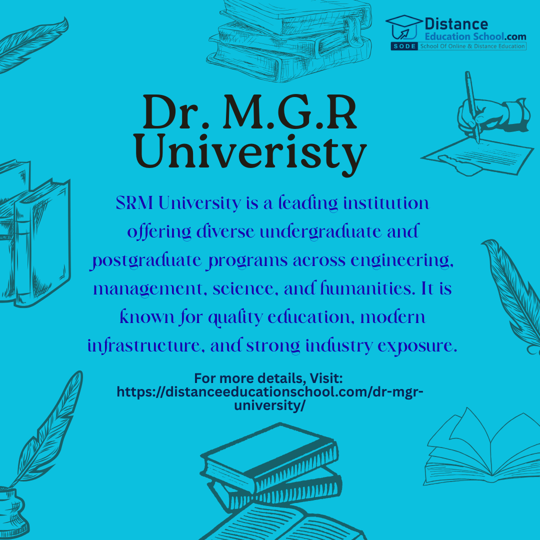 Dr. MGR University: Quality Education for Careers
