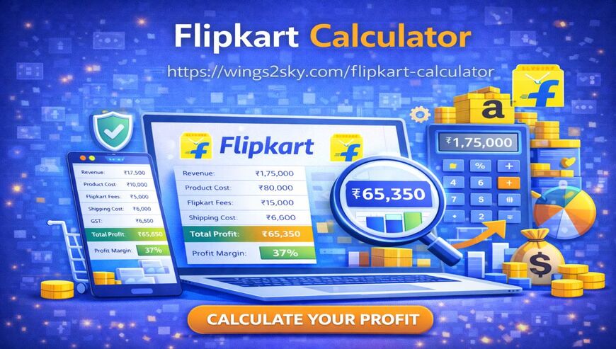 Flipkart Seller Profit Calculator – Fees & Margin Tool