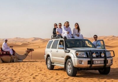 Group-Desert-Safari-Dubai-Evening-Camp-and-BBQ