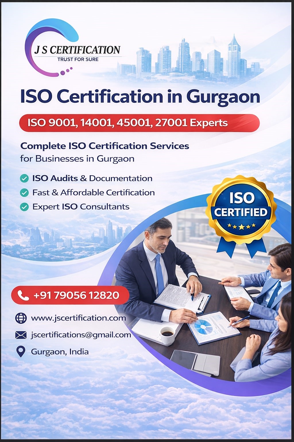 ISO Certification in Gurgaon – JS Certification