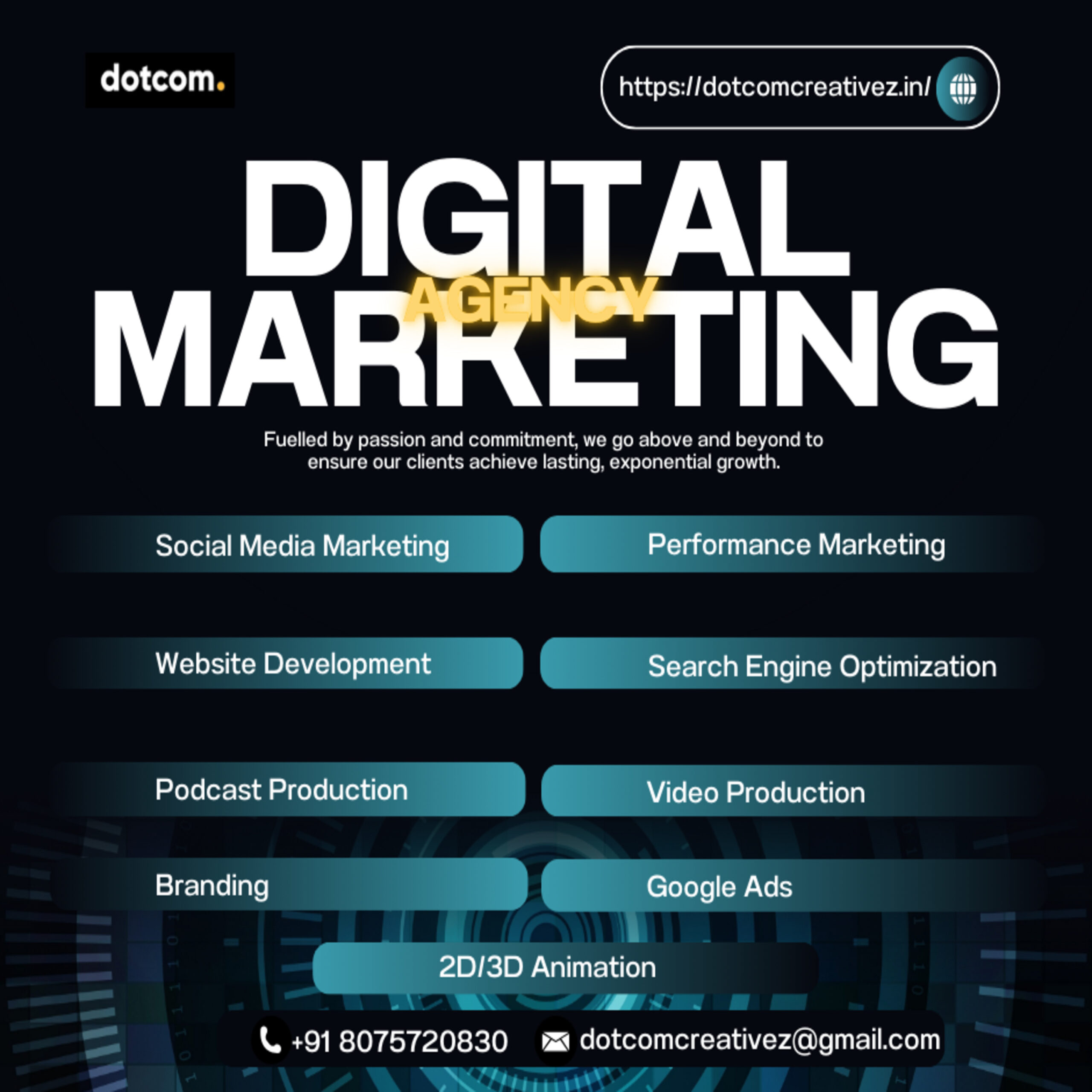 Dotcom Creativez creates marketing magic