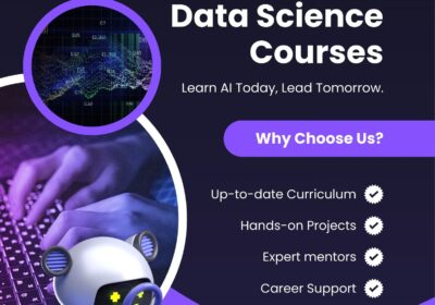 Purple-White-Modern-AI-Data-Science-Courses-Poster