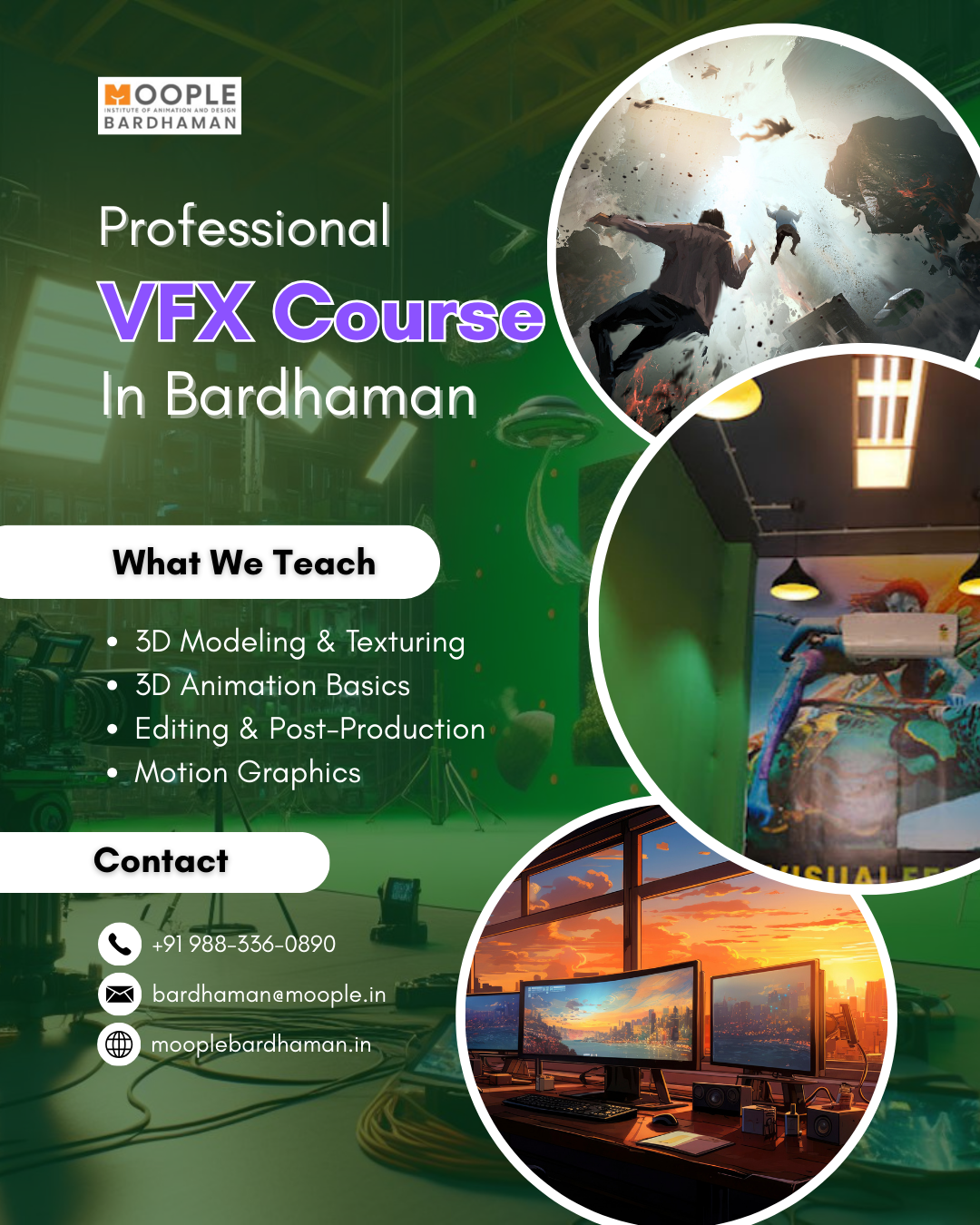 VFX Course in Bardhaman | Moople Bardhaman