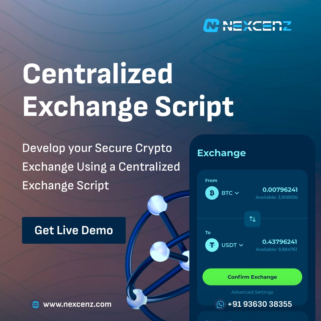 Centralized Exchange Script for Startups & Enterprises